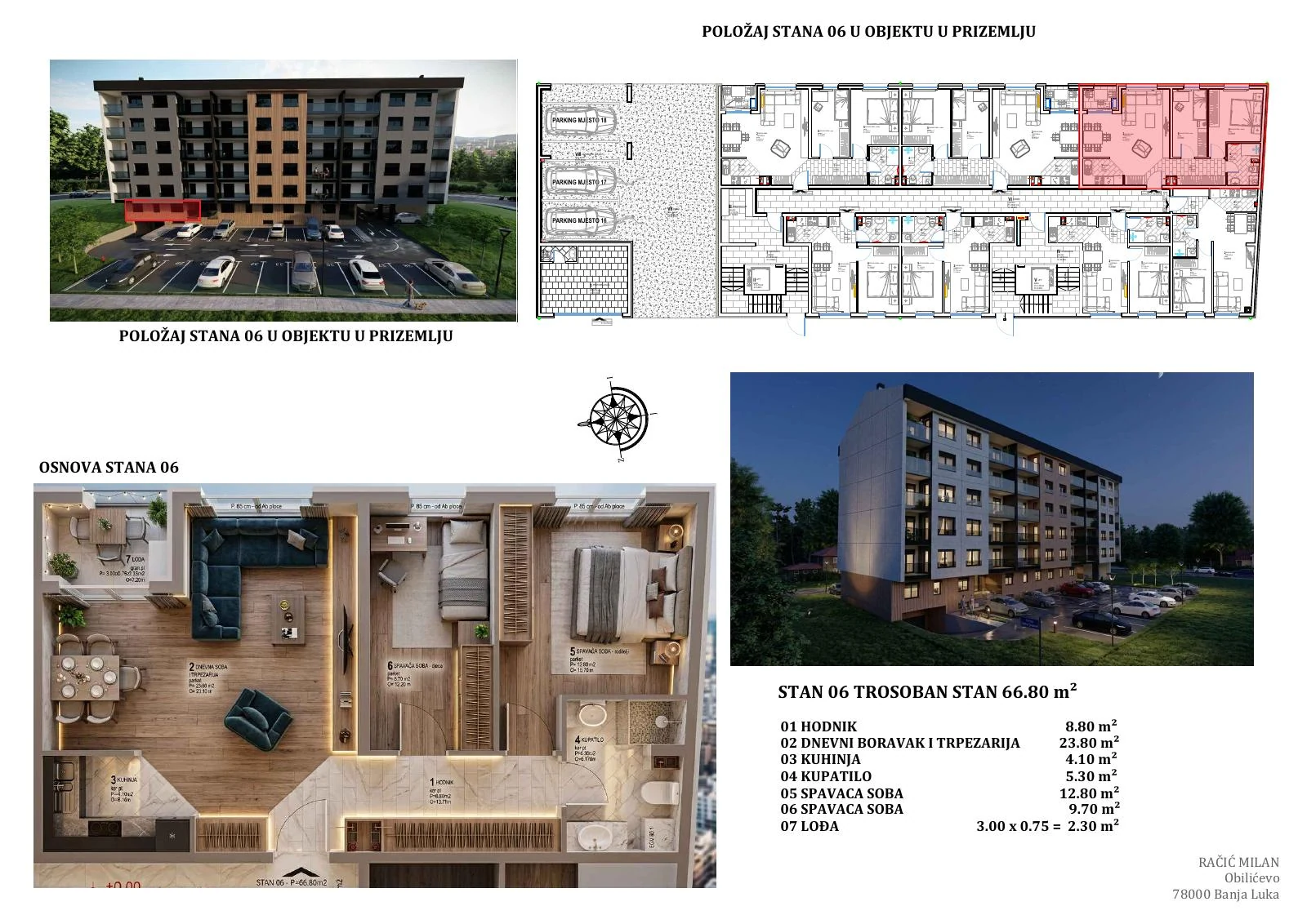 Originalna stranica tlocrta Stana 06 iz kataloga